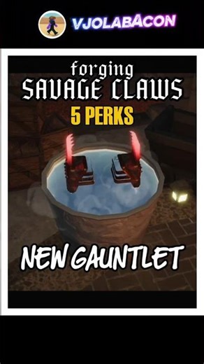 5 Perks SAVAGE CLAWS Roblox the Forge #shorts #theforge #theforgeroblox
