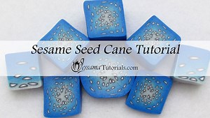 Polymer Clay Sesame Seed Cane Tutorial