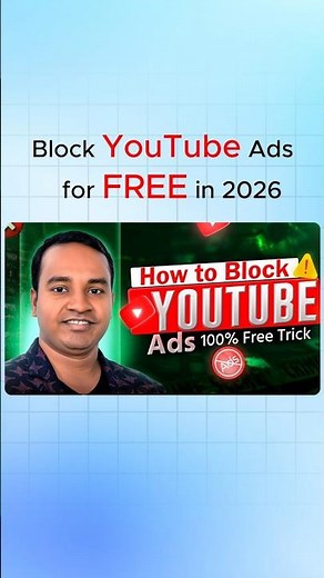Block YouTube Ads for Free in 2026 #youtube #tutorial