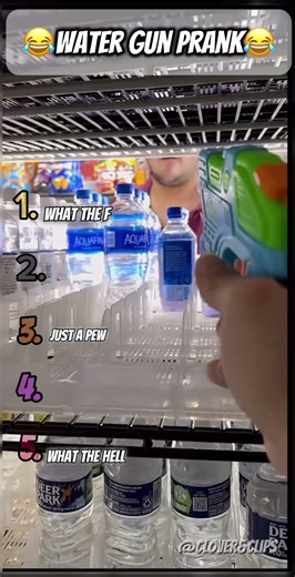 😂Top 5 Water Gun Pranks 😂 #funny #clips
