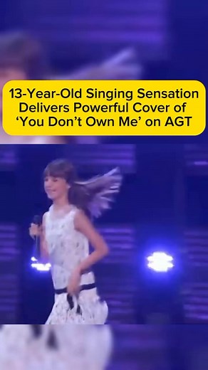 13-Year-Old Singing Sensation Delivers Powerful Cover of'You Don't Own Me' on AGT 🤩🤯 | The Animal Network