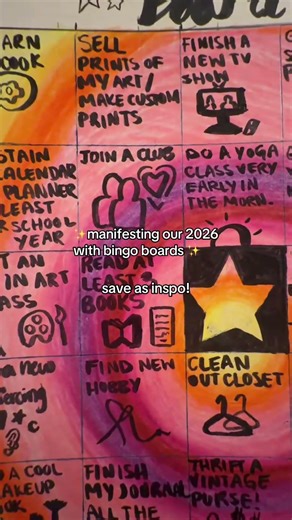 Manifesting the best year with Bingo Boards!