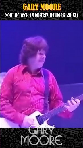 Gary Moore Soundcheck (Monsters Of Rock 2003) #garymoore #thinlizzy #rock #rocknroll