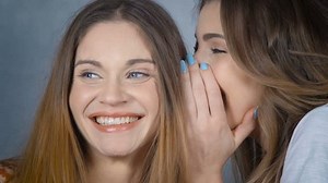 Portrait Young Woman Telling Her Friend Stock Footage Video (100% Royalty-free) 16110886 | Shutterstock