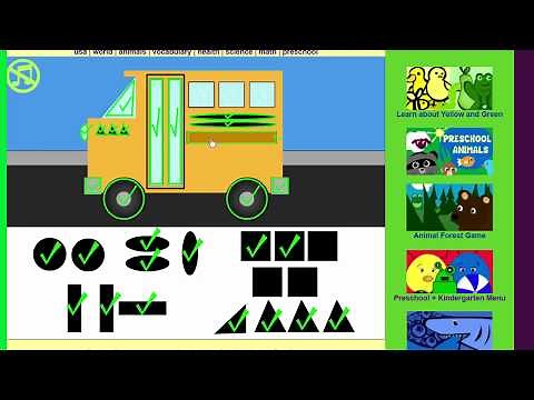 Learn Shapes! Circles, Triangles, Squares, Rectangles & Ovals - Shapes Game