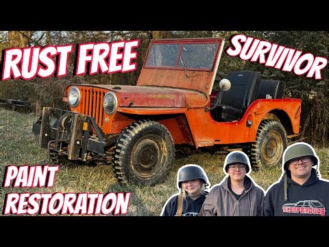Paint Restoration and 12 Volt Conversion 47 Jeep CJ-2A