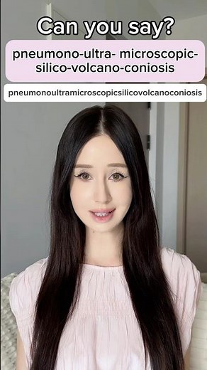 How to pronounce - pneumonoultramicroscopicsilicovolcanoconiosis - the longest word in English