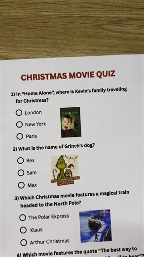 🎄 Christmas Movie Quiz: Can you get 7/7? #christmasquiz #christmasmovies #moviequiz #quiz #trivia
