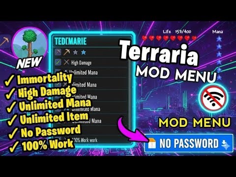 🔥 Terraria Mod Menu APK v1.4.5 Terbaru 2026 (Unlimited Everything & God Mode, High Damage)