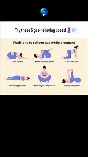 "Pregnant and Bloated? Try These Gas Relief Positions!"
