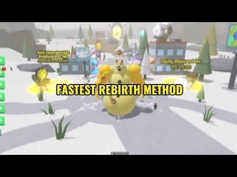 Mega Noob simulator | Fastest Rebirth method|