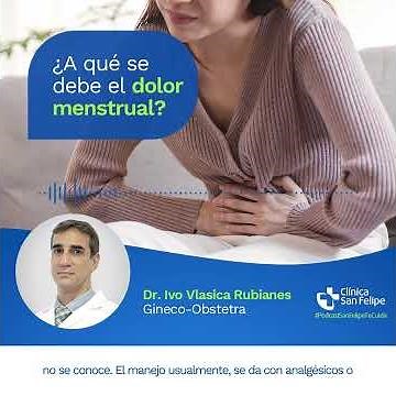 ¿A qué se debe el dolor menstrual?