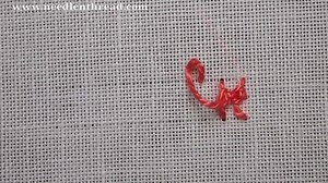 Knotted Pearl Stitch is a kind of long-armed Palestrina stitch. It forms a knot down the center of the line, with extended arms out to the sides. It's great for decorative bands and texture! It would look terrific added to crewel embroidery projects, to stitch samplers, and anywhere you want a nice textured band with a bit of twigginess to it. You can find out more about it here: https://www.needlenthread.com/2012/08/knotted-pearl-stitch-video.html. Feel free to share it with your stitching frie