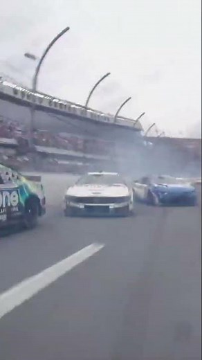 Huge Daytona crash from Denny's POV
