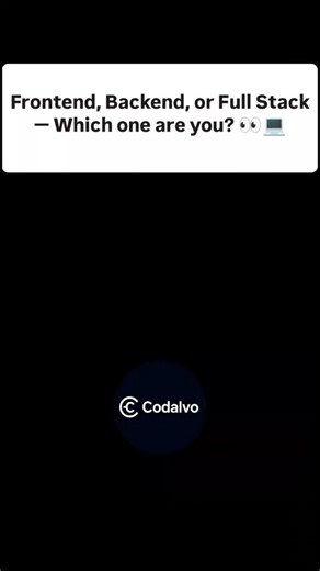 Frontend vs Backend vs Full Stack Explained Clearly 🚀