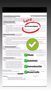 Así se hace correctamente un CV #cv #work #empleo #coaching #workout | La caja del talento | Facebook