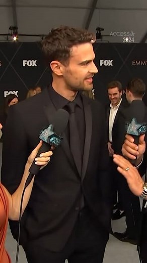 Theo James News | New unseen #TheoJames interview from January during the Emmy's red carpet. via: access hollywood | Instagram