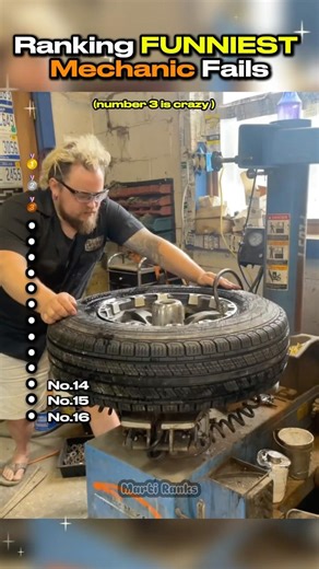 Ranking FUNNIEST Mechanic Fails 🤣🤣 #funny #funnyshorts #mechanic #fails