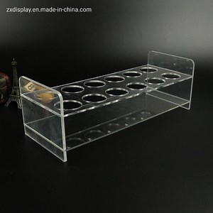 [Hot Item] Acrylic Beer Wine Bottle Holder / Plastic Bar Serving Tray