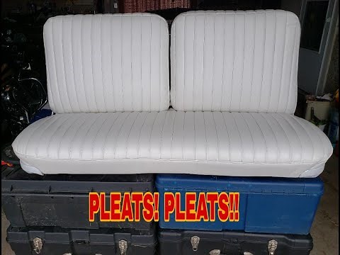 Seats Upholstered for a 1955 Chevy