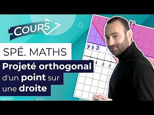 Orthogonal projection of a point onto a line - Maths Special