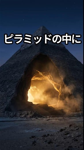 ピラミッドの中に"ビル並みの空間"が…#ピラミッド #古代エジプト #雑学 #ミステリー #科学