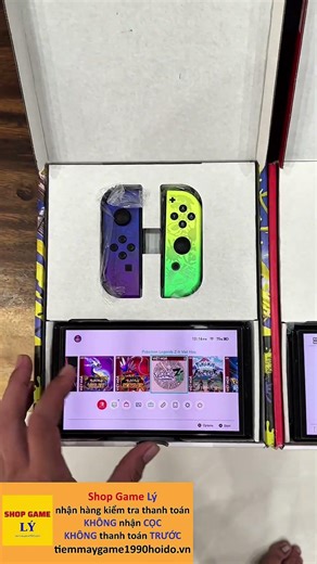 Kiểm tra Nintendo Switch Oled Mod Chip cài full game việt hoá giao cho kịp chơi hè 2026