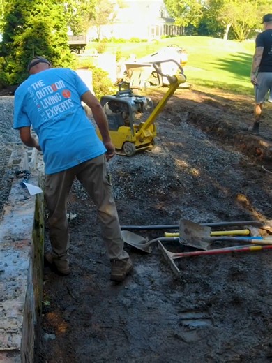 Installing a Patio Base #installation #timelapse #construction