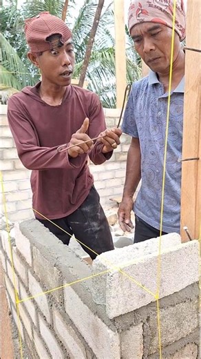 How to install anchors for bricks to make them sturdy... #shortsviral #constructionchannel