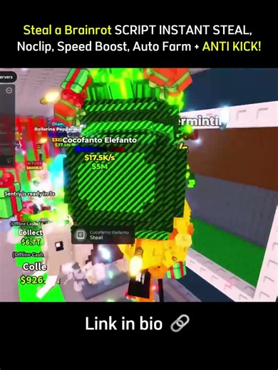 Steal a Brainrot SCRIPT #stealabrainrot #roblox #shorts