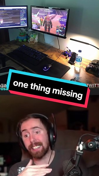 Simple.Clean.Effective. Asmongold - viewer setup reviews #asmongold #twitch #asmongoldclip #react #pcsetup #setupreview