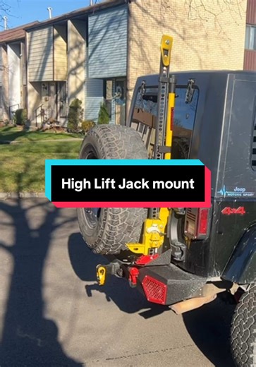 High lift Jack mount bracket #jackmountbracket #jeepaccessories #highliftjackmount #jeepjack #jeeplife