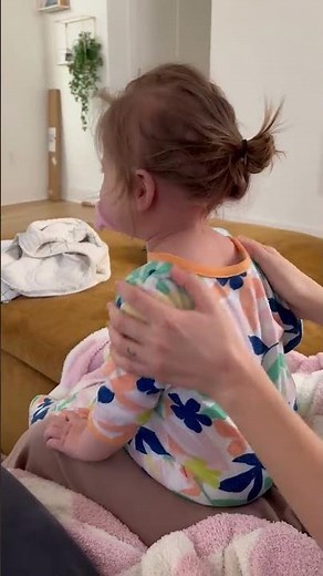 She loves tickles from her mom