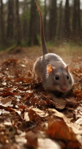 Small Forest Mouse Escaping Predator | Intense Wildlife Moment | Free Footage