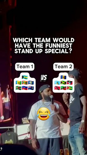 Which team would have the funniest standup special? #caribbean #caribbeantiktok #caribbeantiktoker #jamaica #trinidad #barbados #stlucia #stvincent #haiti #grenada #dominica #guyana #bahamas #virginisland #jamaicantiktok #jamaicantiktok🇯🇲viral #jamaicantiktoker🇯🇲🇯🇲 #jamaicantiktoker #trinitiktok #trinitiktokers🇹🇹🆙️🔥 #trinitiktokers #bajantiktok #bajantiktoker🇧🇧 #bajantiktok🇧🇧 #luciantiktok #luciantiktoker🇱🇨 #luciantiktoker #vincytiktok #vincytiktokers🇻🇨🇻🇨 #vincytiktokers🇻🇨�