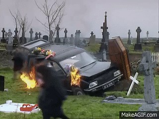 You let Dougal do a Funeral? on Make a GIF