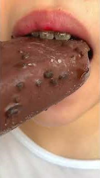 asmr CHOCOLATE ICE CREAM eating sounds