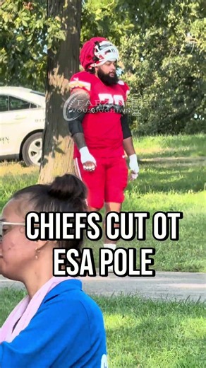 How surprised are you that the Chiefs cut Esa Pole? #chiefs #chiefskingdom #nfl #kansascity #kc