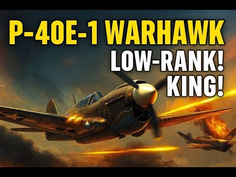 P-40E-1 Is BROKEN at 2.3! | War Thunder Fighter Showcase & Gameplay