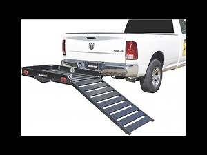 Ultra-Tow Aluminum Hitch Cargo Carrier w/Ramp