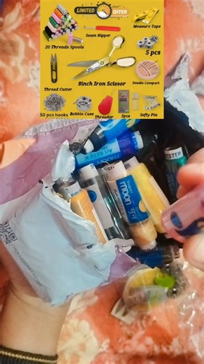 affordable meesho sewing 🪡🧵 kit #meesho #shorts