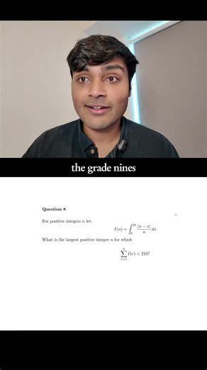 This is an example of a problem which looks quite challenging but actually the smart students who ar