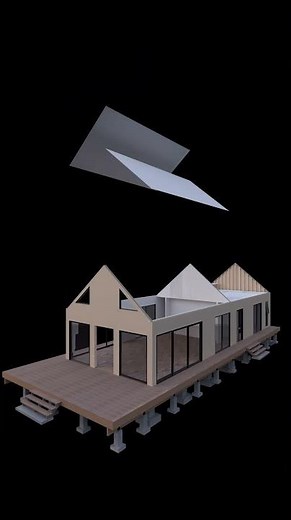 THE MAKING OF...Scandinavian Modern Cabin House Plans #cabincrew #foryourpage #fyp