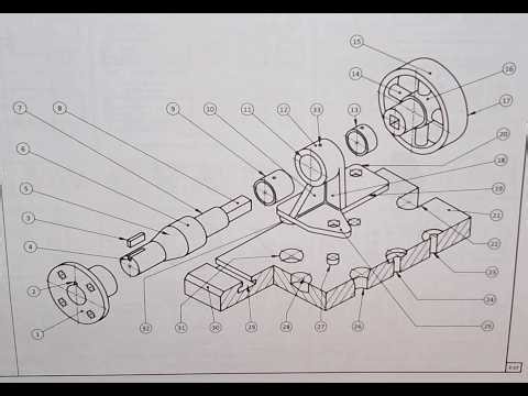 Labelling a Mechanical assembly to get use to the language that we will be using throughout the year