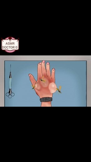 ASMR Treatment For Unmanaged Hand piercing P 1 #asmr #fblifestyle #satisfying | Asmr Aijul