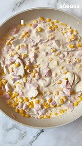 Ha egy gyorsan elkészíthető, mégis tartalmas és szaftos fogásra vágysz, a sonkás-kukoricás, tejszínes csirkemell a tökéletes választás! 👉 https://sobors.hu/receptek/sonkas-kukoricas-tejszines-csirkemell-recept/ | Sóbors