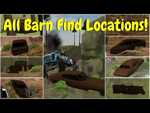 Offroad Outlaws - All 13 Secret Barn Find Locations!! (Latest Update)