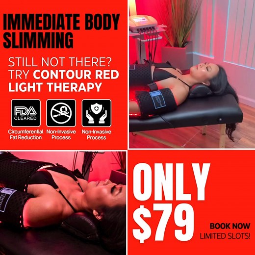 Lose Inches Without Surgery or Downtime! Contour Light is a non-invasive, FDA-cleared treatment that uses red and near-infrared light to target fat cells. In a clinical study, users lost an average of 2.49 inches—with no pain, no recovery time, and same-day results. Why people love it: ✅ Boosts collagen naturally ✅ No surgery or downtime ✅ Relaxing, spa-like experience Limited spots available this month (Normally $249) — Now just $79 👇 Tap “Learn More” to reserve your spot now! | Contour On Com