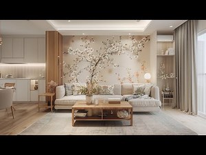 Realistic Living Room Ideas with Wallpaper Accent Walls | Stylish Focal Points for Any Home