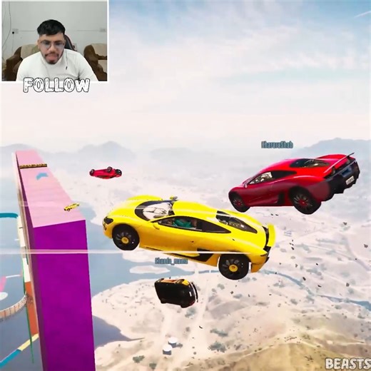 One wrong move you failed in this car race | Beasts